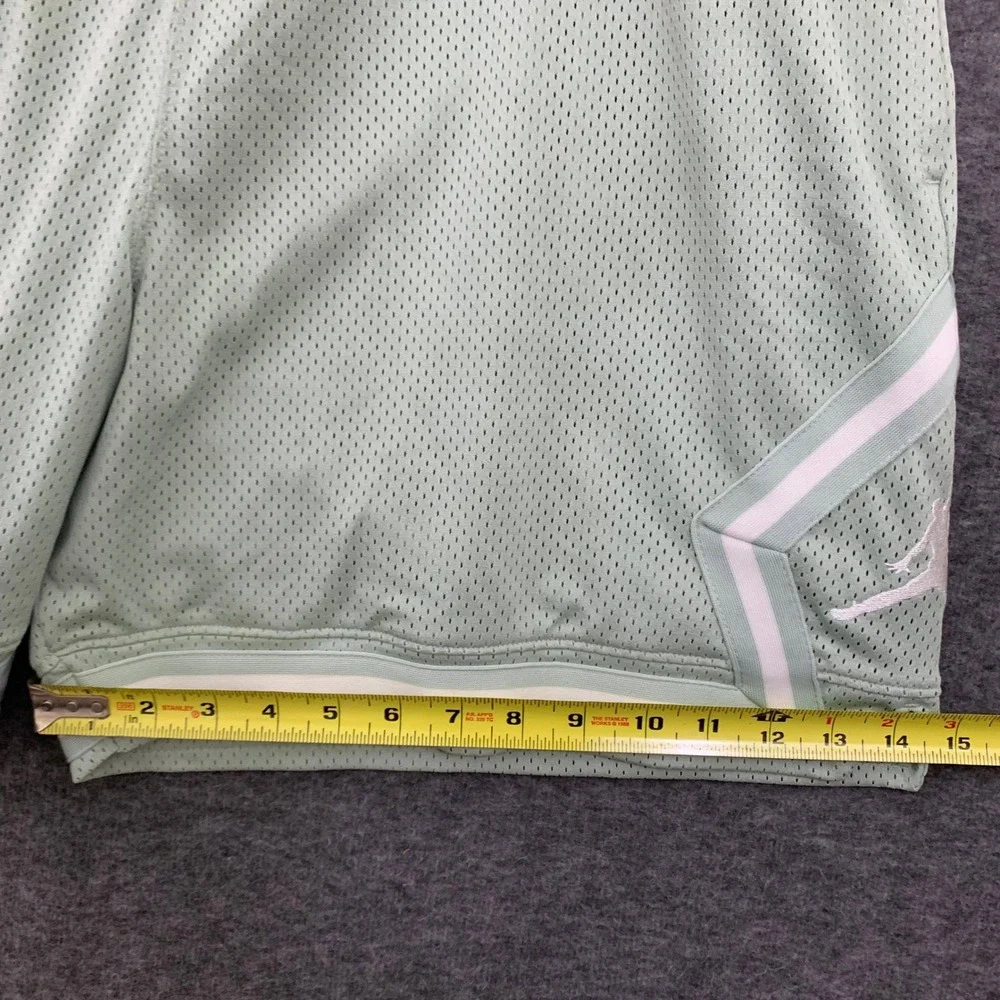 Jordan Diamond Mesh Men 2XL Basketball Short Mint Green White Jumpman DM1367-017